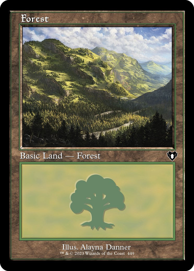 Forest (449) (Retro) [Commander Masters] | The CG Realm