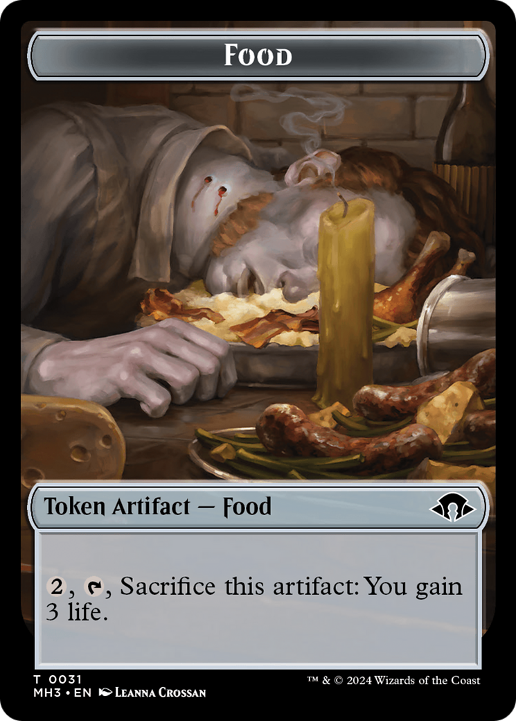 Phyrexian Germ // Food Double-Sided Token [Modern Horizons 3 Tokens] | The CG Realm