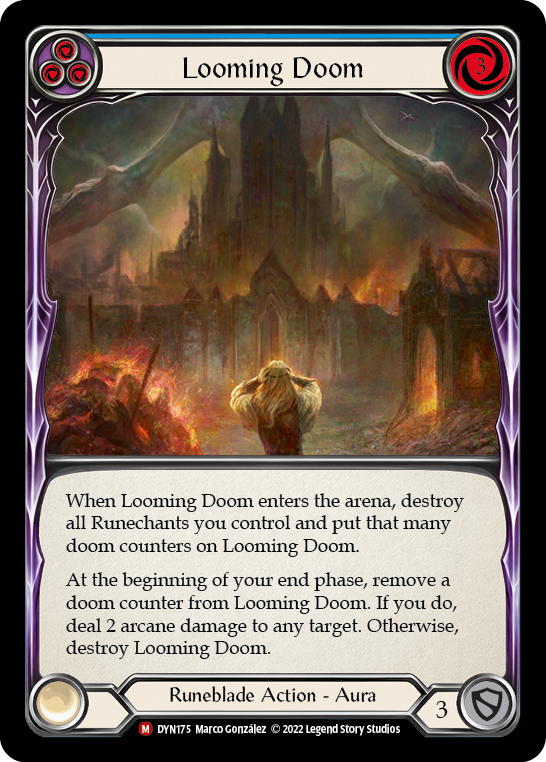 Looming Doom [DYN175] (Dynasty)  Rainbow Foil | The CG Realm