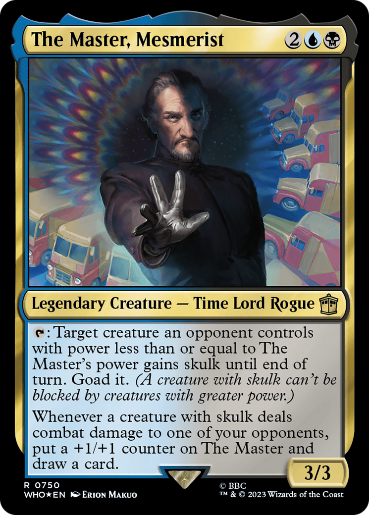 The Master, Mesmerist (Surge Foil) [Doctor Who] | The CG Realm