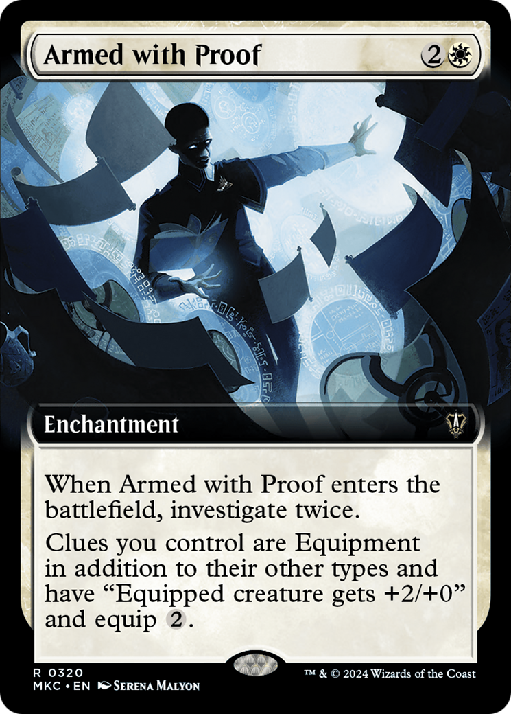 Armed with Proof (Extended Art) [Murders at Karlov Manor Commander] | The CG Realm