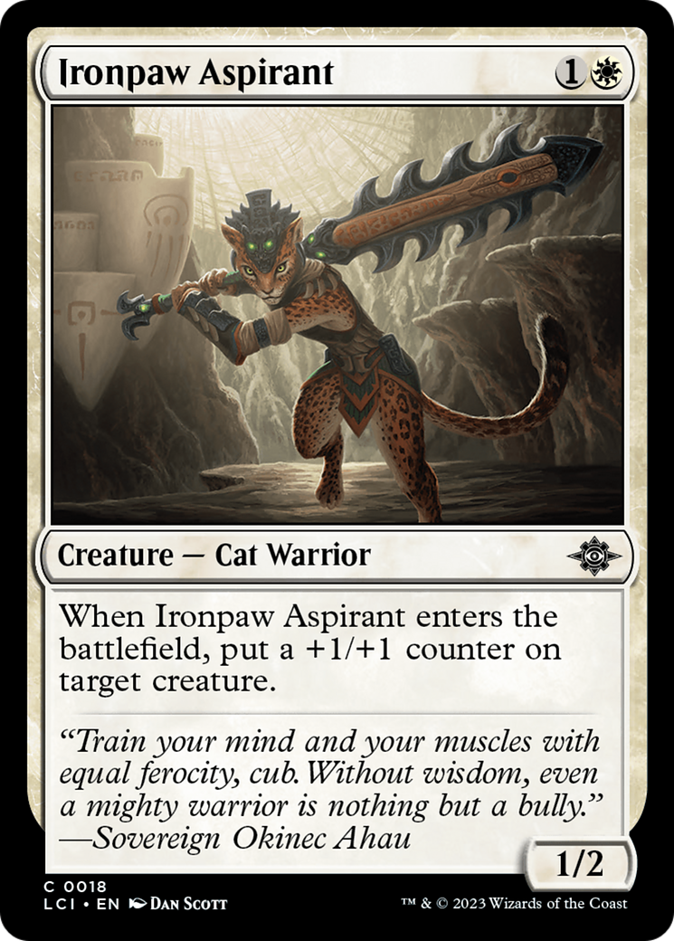 Ironpaw Aspirant [The Lost Caverns of Ixalan] | The CG Realm