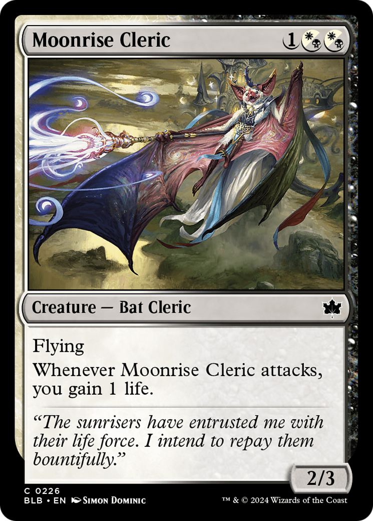 Moonrise Cleric [Bloomburrow] | The CG Realm