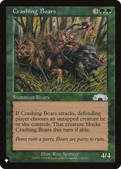 Crashing Boars [The List Reprints] | The CG Realm