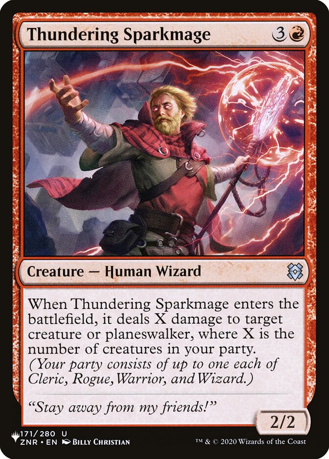 Thundering Sparkmage [The List] | The CG Realm