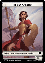 Human Soldier // Phyrexian Germ Double-Sided Token [Commander Masters Tokens] | The CG Realm