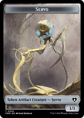 Servo // Rat Double-Sided Token [Commander Masters Tokens] | The CG Realm