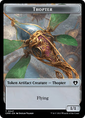 Thopter // Bird Illusion Double-Sided Token [Commander Masters Tokens] | The CG Realm