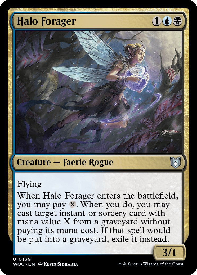 Halo Forager [Wilds of Eldraine Commander] | The CG Realm