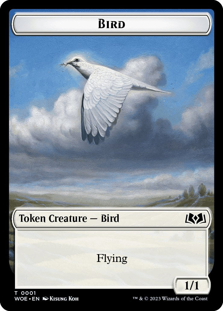 Bird Token [Wilds of Eldraine Tokens] | The CG Realm