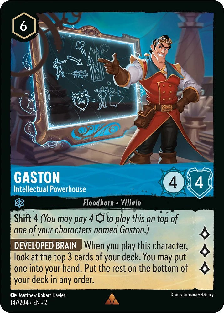 Gaston - Intellectual Powerhouse (147/204) [Rise of the Floodborn] | The CG Realm