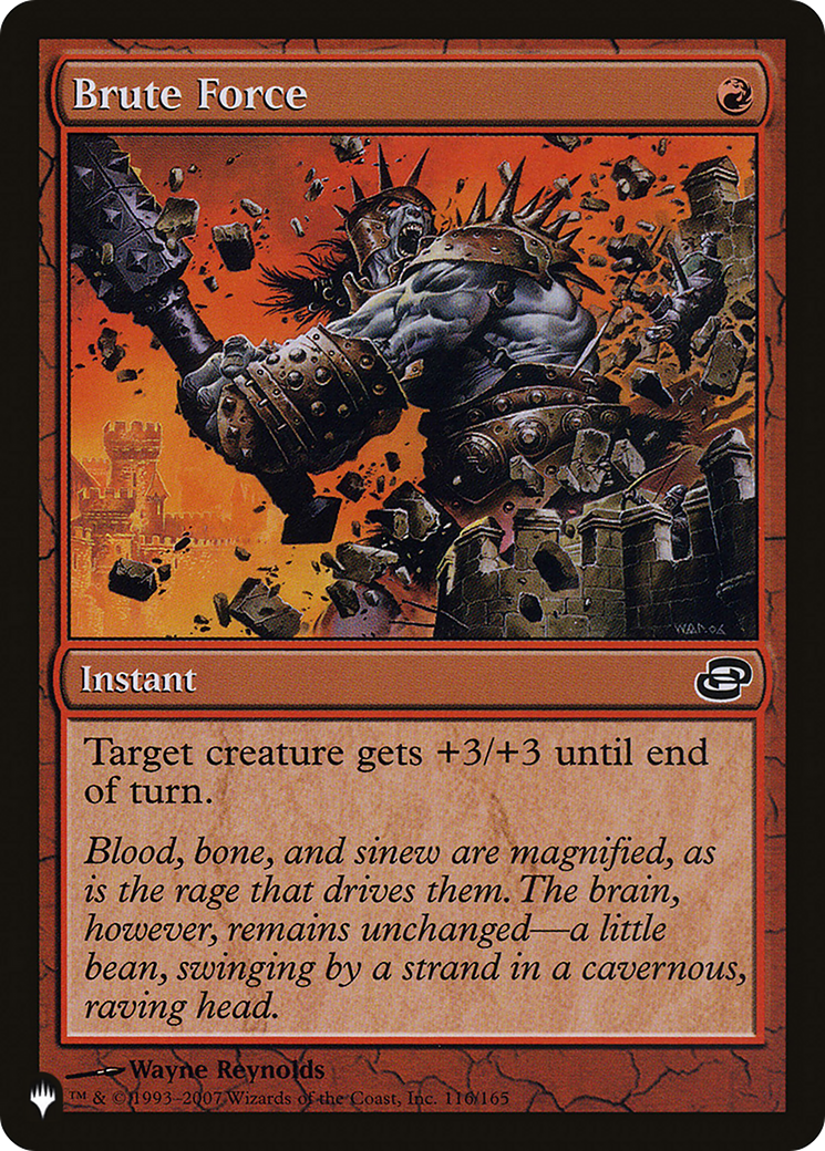 Brute Force [The List Reprints] | The CG Realm