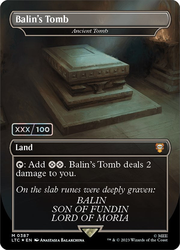 Balin's Tomb - Ancient Tomb (Serialized) [The Lord of the Rings: Tales of Middle-Earth Commander] | The CG Realm