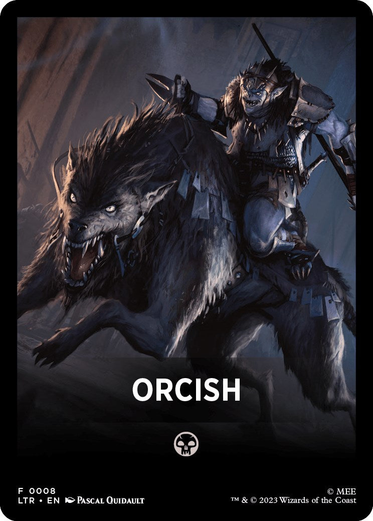 Orcish Theme Card [The Lord of the Rings: Tales of Middle-Earth] | The CG Realm