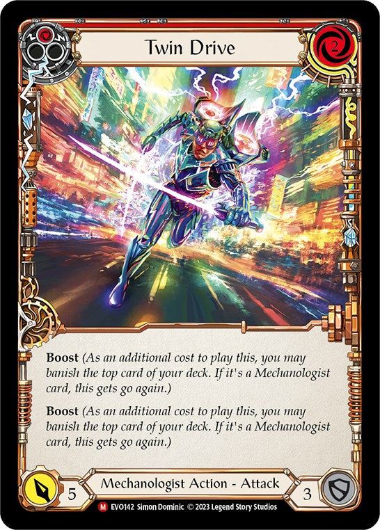 Twin Drive [EVO142] (Bright Lights)  Rainbow Foil | The CG Realm