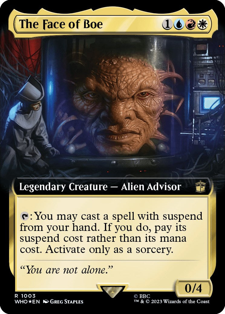 The Face of Boe (Extended Art) (Surge Foil) [Doctor Who] | The CG Realm