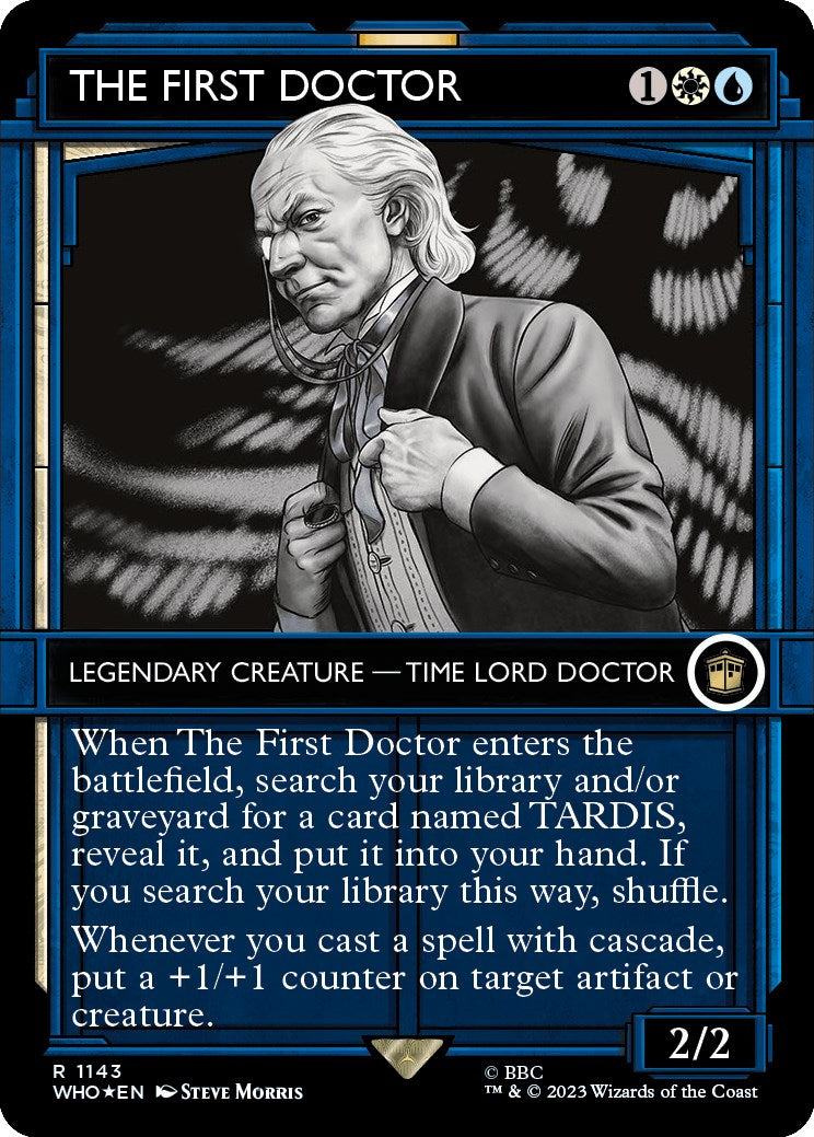 The First Doctor (Showcase) (Surge Foil) [Doctor Who] | The CG Realm