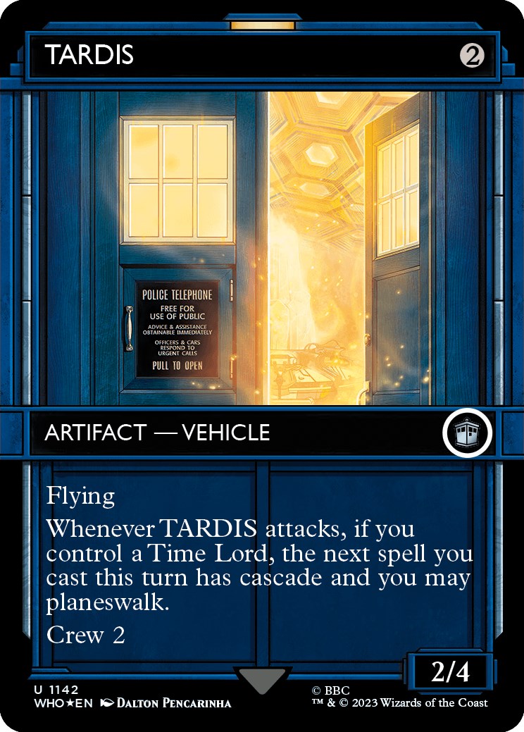 TARDIS (Showcase) (Surge Foil) [Doctor Who] | The CG Realm