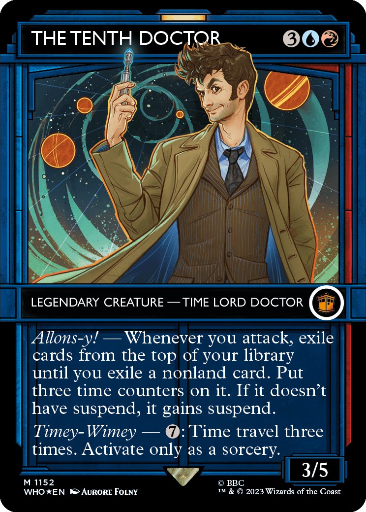 The Tenth Doctor (Showcase) (Surge Foil) [Doctor Who] | The CG Realm