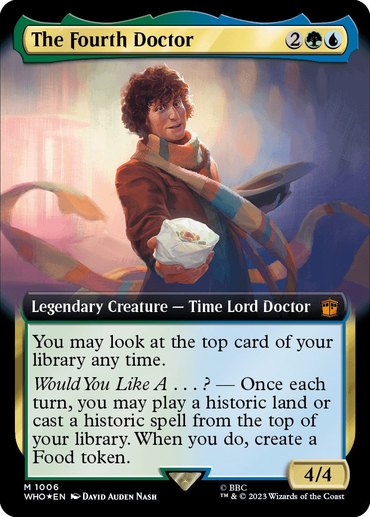 The Fourth Doctor (Extended Art) (Surge Foil) [Doctor Who] | The CG Realm