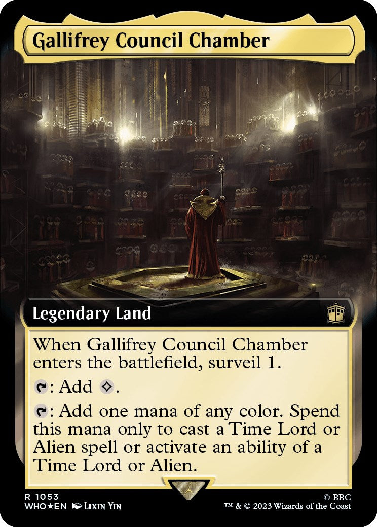 Gallifrey Council Chamber (Extended Art) (Surge Foil) [Doctor Who] | The CG Realm