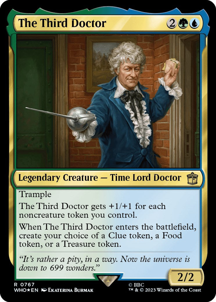 The Third Doctor (Surge Foil) [Doctor Who] | The CG Realm