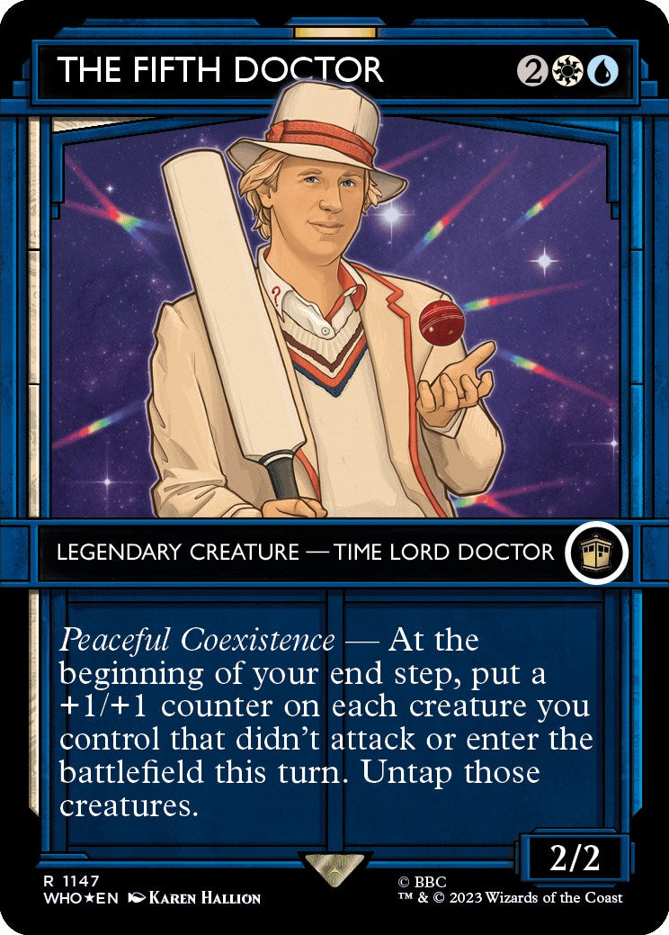 The Fifth Doctor (Showcase) (Surge Foil) [Doctor Who] | The CG Realm