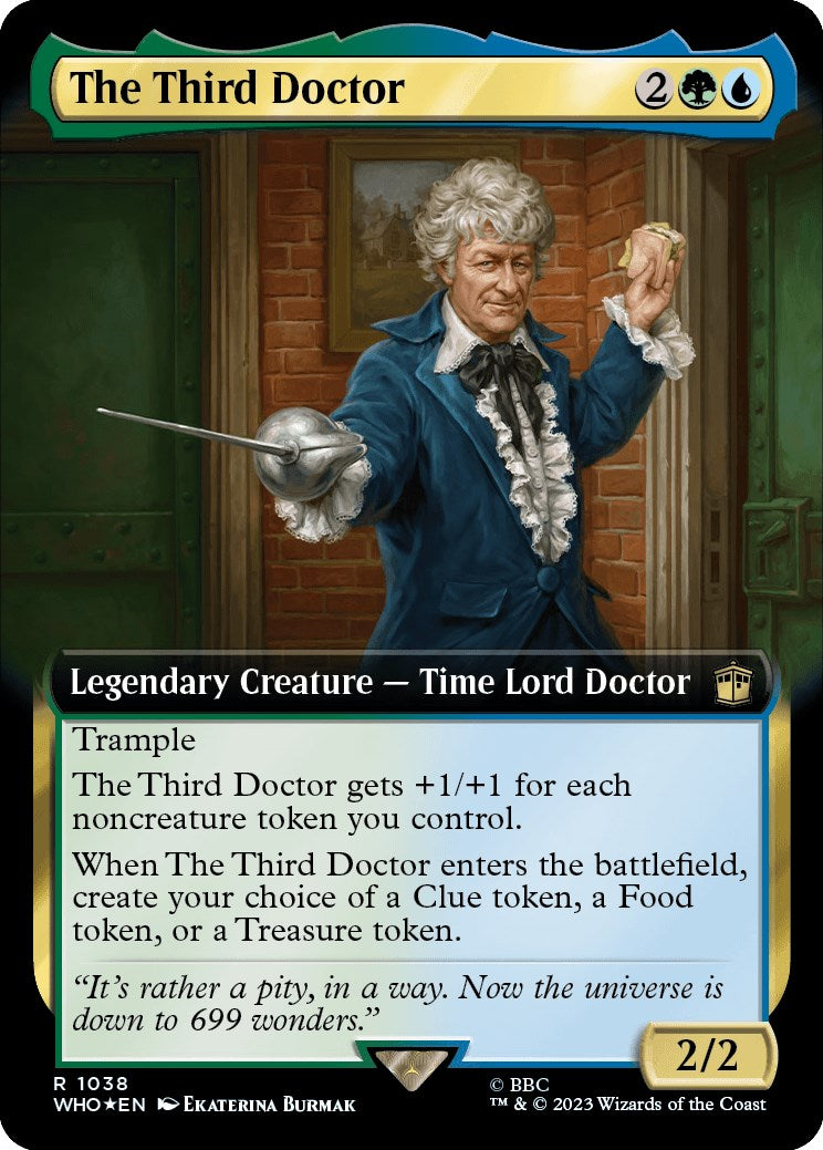 The Third Doctor (Extended Art) (Surge Foil) [Doctor Who] | The CG Realm