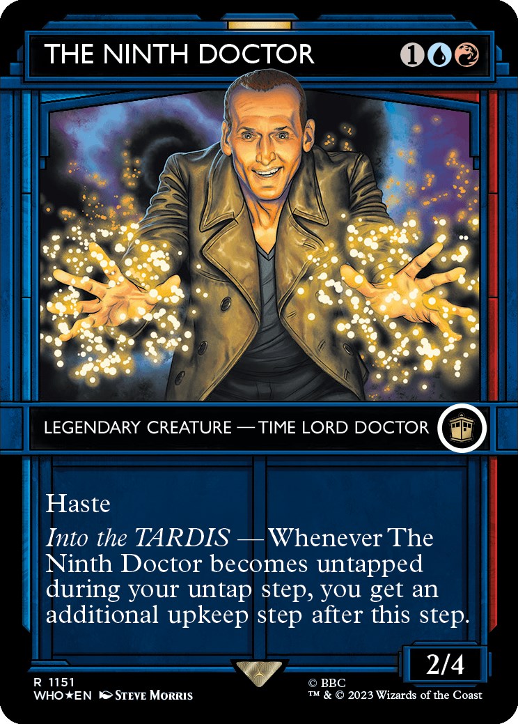 The Ninth Doctor (Showcase) (Surge Foil) [Doctor Who] | The CG Realm