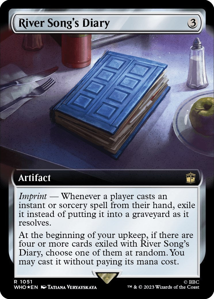 River Song's Diary (Extended Art) (Surge Foil) [Doctor Who] | The CG Realm