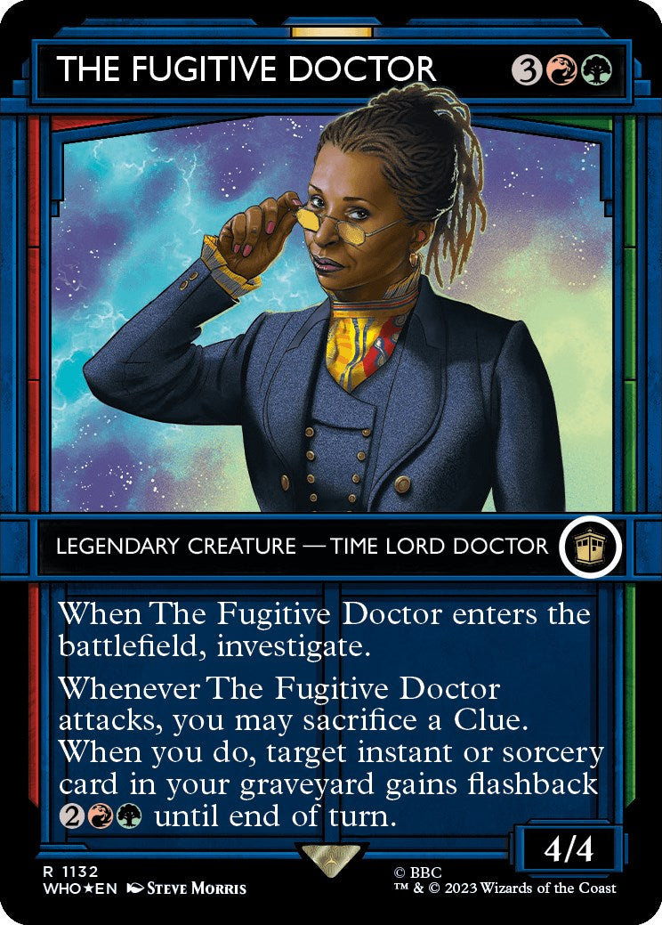 The Fugitive Doctor (Showcase) (Surge Foil) [Doctor Who] | The CG Realm