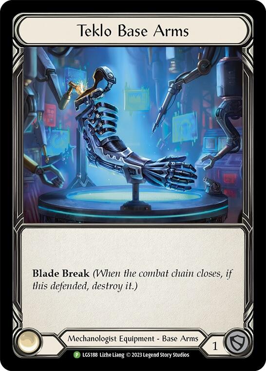 Teklo Base Arms [LGS188] (Promo)  Cold Foil | The CG Realm