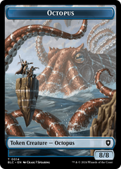 Octopus // Rabbit Double-Sided Token [Bloomburrow Commander Tokens] | The CG Realm