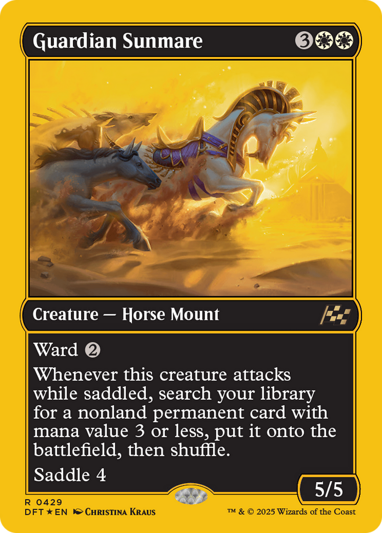 Guardian Sunmare (First-Place Foil) [Aetherdrift] | The CG Realm