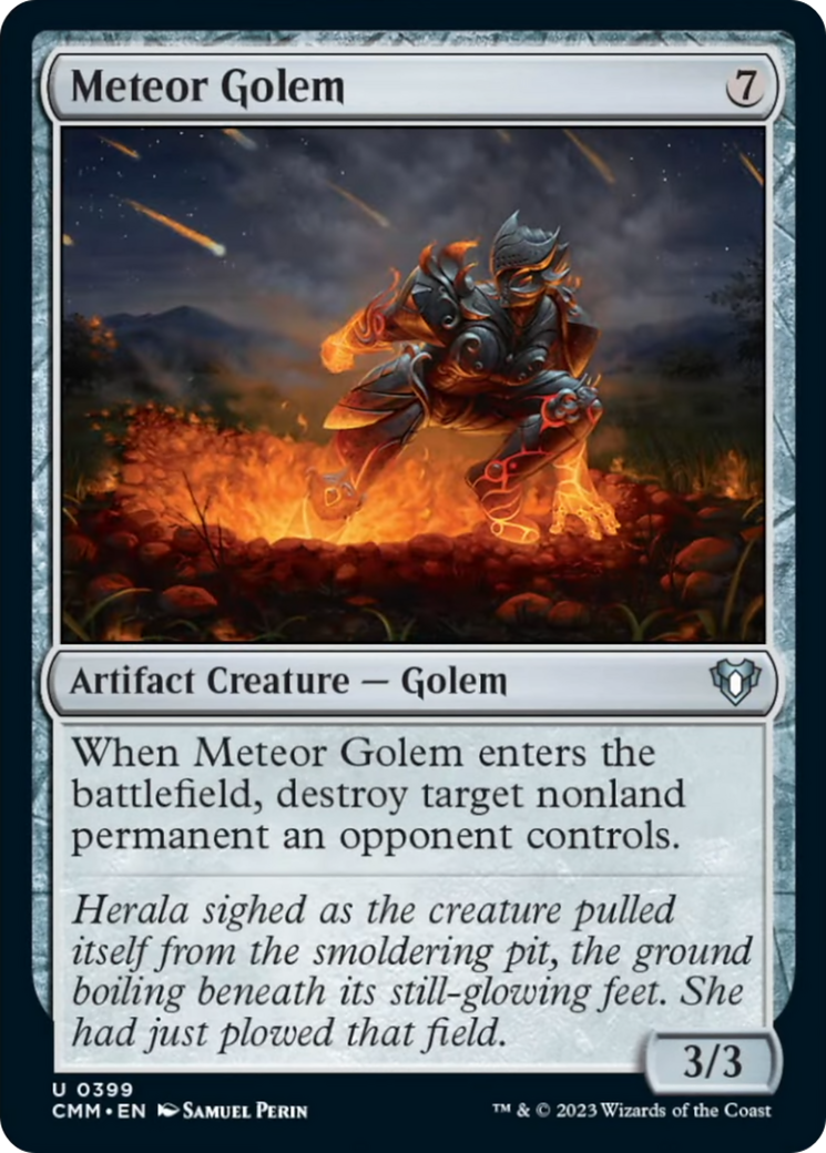 Meteor Golem [Commander Masters] | The CG Realm