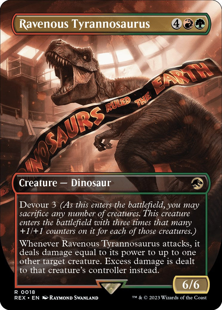 Ravenous Tyrannosaurus (Borderless) [Jurassic World Collection] | The CG Realm