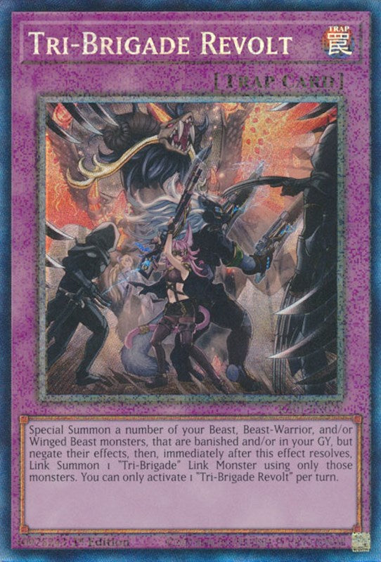 Tri-Brigade Revolt [RA01-EN079] Prismatic Collector's Rare | The CG Realm