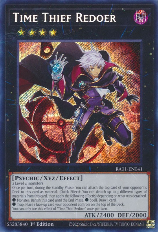 Time Thief Redoer [RA01-EN041] Secret Rare | The CG Realm