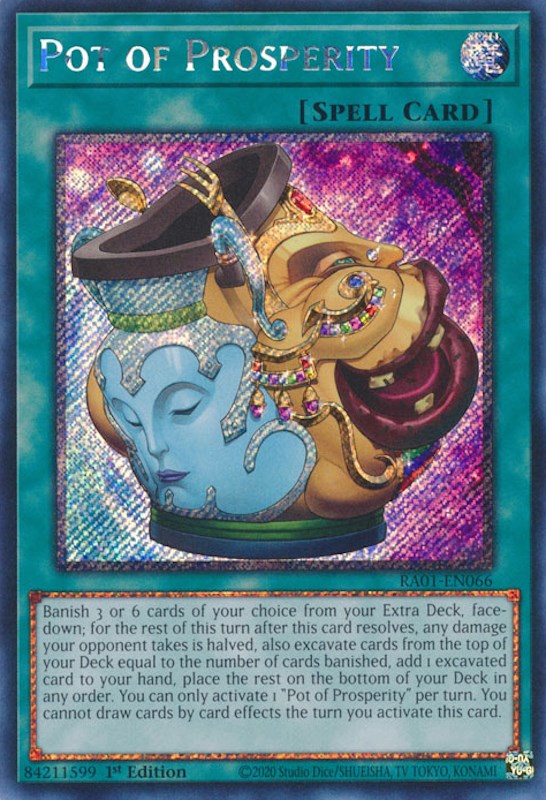 Pot of Prosperity [RA01-EN066] Platinum Secret Rare | The CG Realm