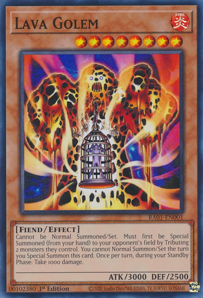 Lava Golem [RA01-EN001] Super Rare | The CG Realm