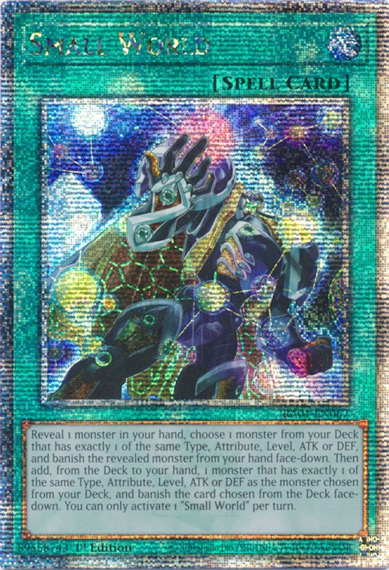 Small World [RA01-EN067] Quarter Century Secret Rare | The CG Realm