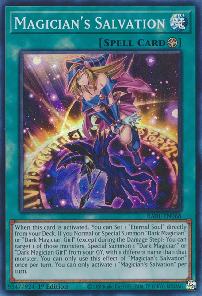 Magician's Salvation [RA01-EN068] Super Rare | The CG Realm