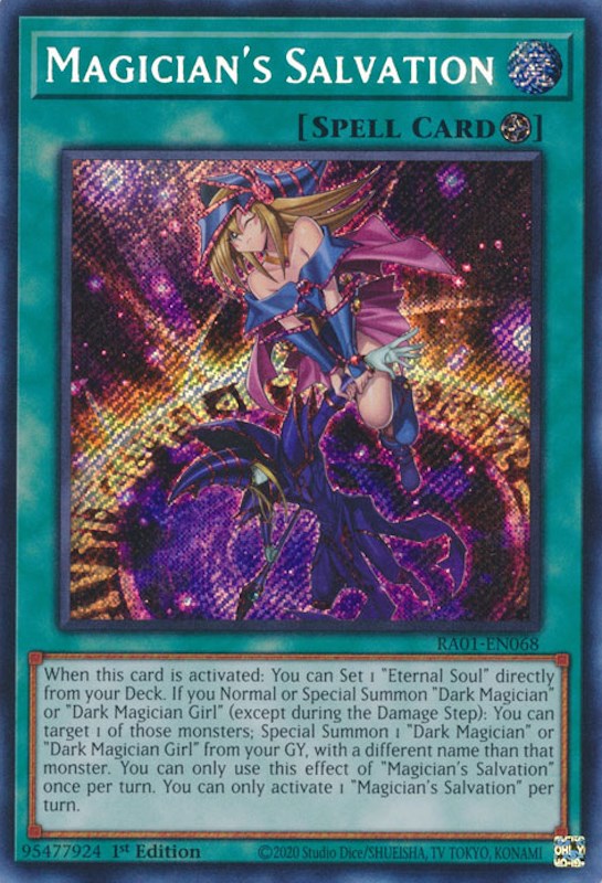 Magician's Salvation [RA01-EN068] Secret Rare | The CG Realm