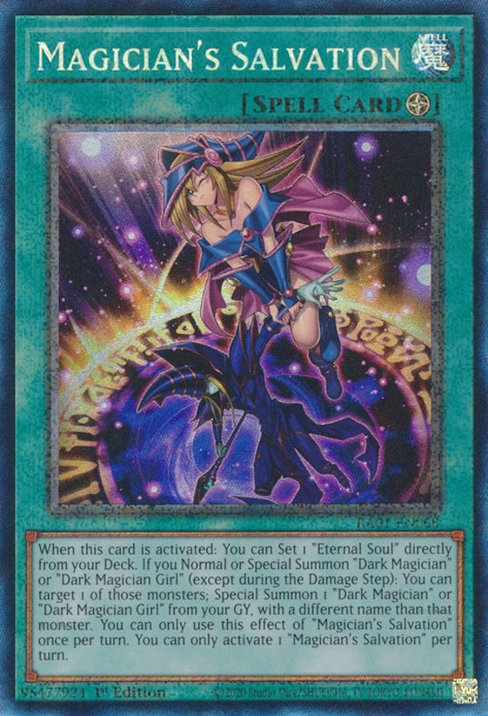 Magician's Salvation [RA01-EN068] Prismatic Collector's Rare | The CG Realm