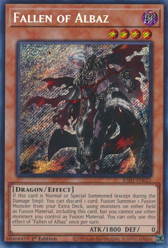 Fallen of Albaz [RA01-EN021] Secret Rare | The CG Realm