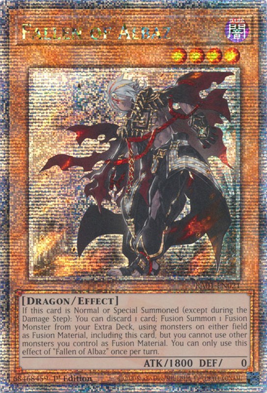 Fallen of Albaz [RA01-EN021] Quarter Century Secret Rare | The CG Realm