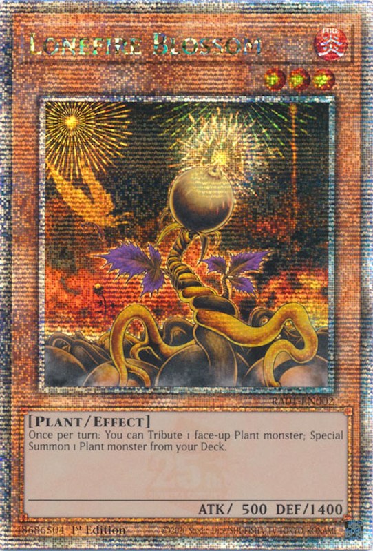 Lonefire Blossom [RA01-EN002] Quarter Century Secret Rare | The CG Realm