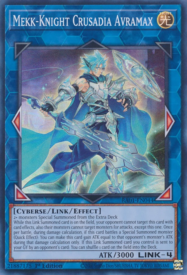 Mekk-Knight Crusadia Avramax [RA01-EN044] Super Rare | The CG Realm