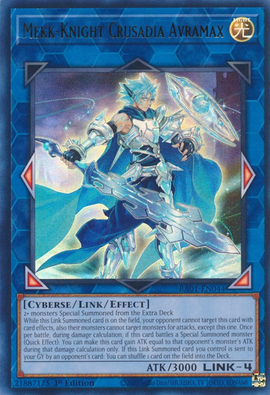 Mekk-Knight Crusadia Avramax [RA01-EN044] Ultra Rare | The CG Realm