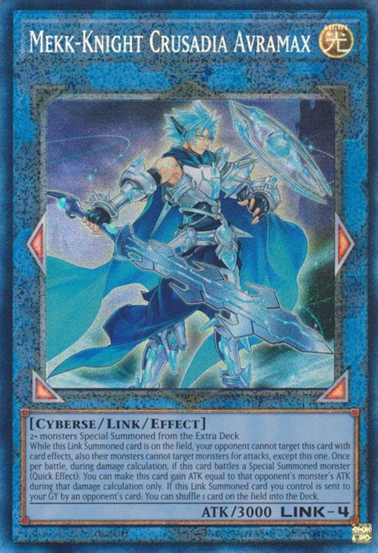 Mekk-Knight Crusadia Avramax [RA01-EN044] Prismatic Collector's Rare | The CG Realm